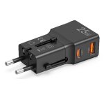 Celly MULTIPLUGSL25W Caricabatterie per dispositivi mobili Cuffie, Smartphone, Tablet Nero AC Ricarica rapida Interno