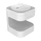 Targus HJ3320WHGL chargeur d'appareils mobiles Écouteurs, Smartphone, Smartwatch Blanc USB Recharge sans fil Charge rapide Intérieure