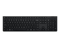 Lenovo 4Y41R64514 clavier maison/bureau RF sans fil + Bluetooth Français Gris