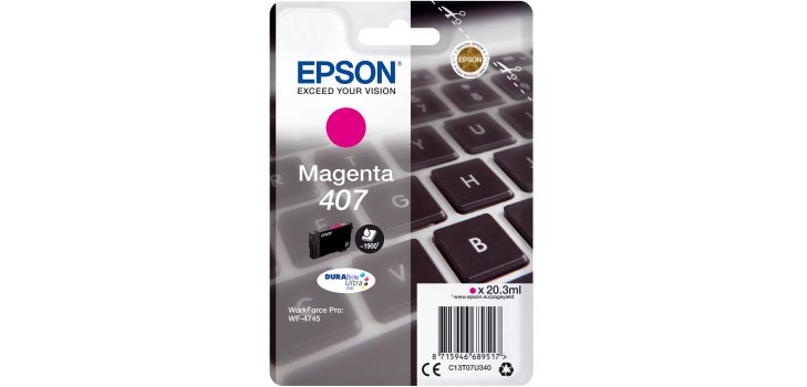 Epson - Cartuccia Ink - Magenta  - C13T07U340 - 38,1 ml