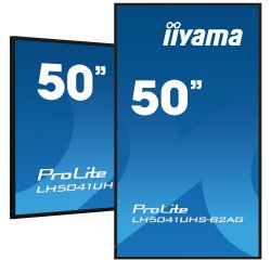 iiyama LH5041UHS-B2AG Écran d'affichage dynamique Écran plat de signalisation numérique 127 cm (50") LCD 500 cd/m² 4K Ultra HD Noir 24/7