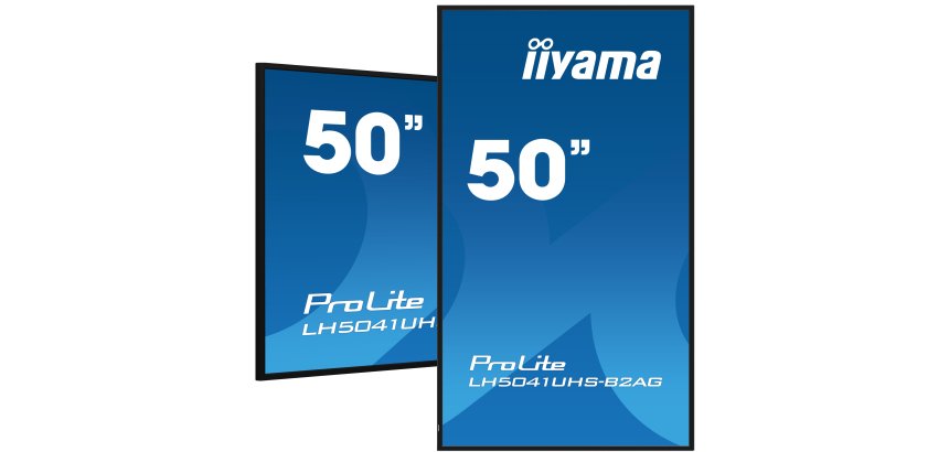 iiyama LH5041UHS-B2AG Écran d'affichage dynamique Écran plat de signalisation numérique 127 cm (50") LCD 500 cd/m² 4K Ultra HD Noir 24/7