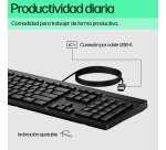 HP Teclado con cable USB 125 G2