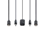 StarTech.com Switch KVM à Câble Hybride USB-C DisplayPort à 2 Ports, 4K 60Hz - Commutateur KVM avec Câbles hôtes intégrés USB-C/DisplayPort/Audio de 1,2m - Switch KVM USB-C Alimenté par Bus, Commutation à distance