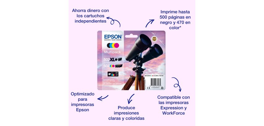 Epson Singlepack Black 502 Ink