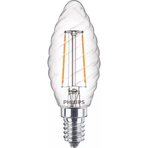 Philips Lampadina candela trasparente a filamento 25 W ST35 E14