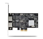 StarTech.com Carte Réseau PCIe à 2 Ports 2,5 Gbps NBASE-T, Intel I225-V - Carte Réseau pour PC - Carte Réseau Ethernet Multi-Gigabit - Carte LAN Serveur PCI Express 2.1 - Interface Ethernet de Bureau