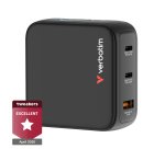 Verbatim Mini GaN Oplader 100W met display