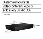 HP Poly Sistema de videoconferencia G62 con kit de placa de montaje
