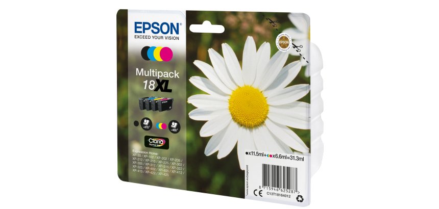 Epson Daisy Encre Claria Home multipack 4 couleurs Pâquerette 18XL
