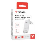 Verbatim 32355 chargeur d'appareils mobiles Ordinateur portable, Smartphone, Tablette Blanc Secteur Charge rapide Intérieure