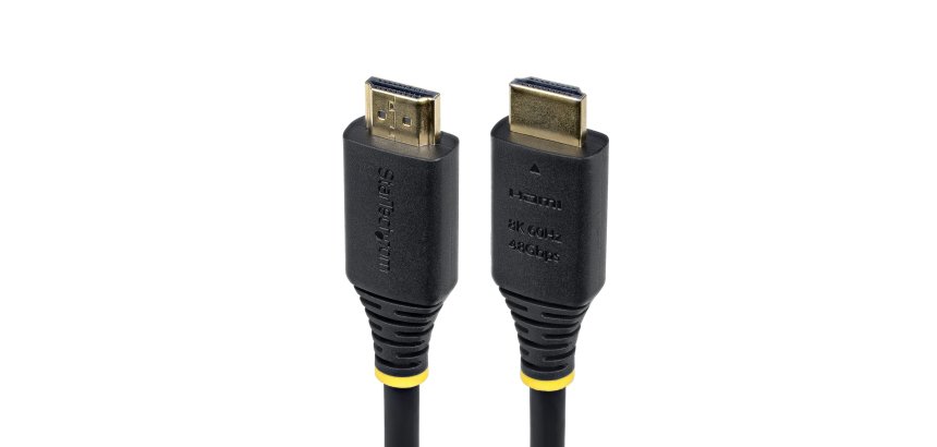 StarTech.com Câble HDMI Ultra Haut Débit Certifié de 2m, 8K 60Hz / 4K 120Hz, Câble HDMI 2.1 avec HDR10+ / eARC, 48 Gbps, Câble HDMI 8K pour Moniteur/Téléviseur/Écran, Gaine TPE Flexible