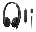 Lenovo 4XD1M39028 casque Avec fil Arceau USB Type-C Noir