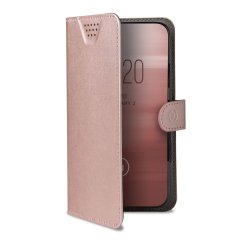 Celly Wally One XXXL mobile phone case 15.2 cm (6") Flip case Pink
