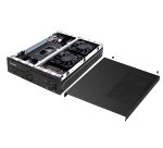 Shuttle Slim PC DH610, S1700, 1x HDMI, 2x DP, 1x 2.5", 2x M.2, 2x LAN (Intel 1G + 2.5G), 2x COM, fonctionnement permanent 24/7, attaches VESA