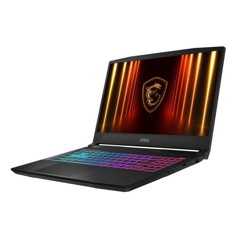 MSI Katana 15 HX B14WFK-007FR Intel® Core™ i7 i7-14650HX Ordinateur portable 39,6 cm (15.6") Full HD 32 Go DDR5-SDRAM 1 To SSD NVIDIA GeForce RTX 5060 Wi-Fi 6E (802.11ax) Windows 11 Pro Noir