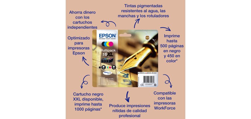 Epson Pen and crossword Multipack 4-colours 16 DURABrite Ultra Ink