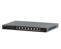 Eaton NG8POE-M2 commutateur réseau Non-géré Gigabit Ethernet (10/100/1000) Connexion Ethernet, supportant l'alimentation via ce port (PoE) Montage sur le bureau ou sur le mur Noir