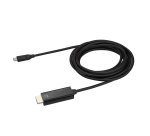 StarTech.com 3m USB C naar HDMI Kabel, 4K 60Hz USB Type C naar HDMI 2.0 Video Adapter Kabel, Thunderbolt 3 Compatibel, Laptop nar HDMI Monitor/Display, DP 1.2 Alt Mode HBR2, Zwart