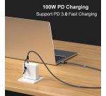 Equip 128433 USB cable USB 3.2 Gen 2x2 3 m USB A/USB C USB C 20 Gbit/s 100 W Black