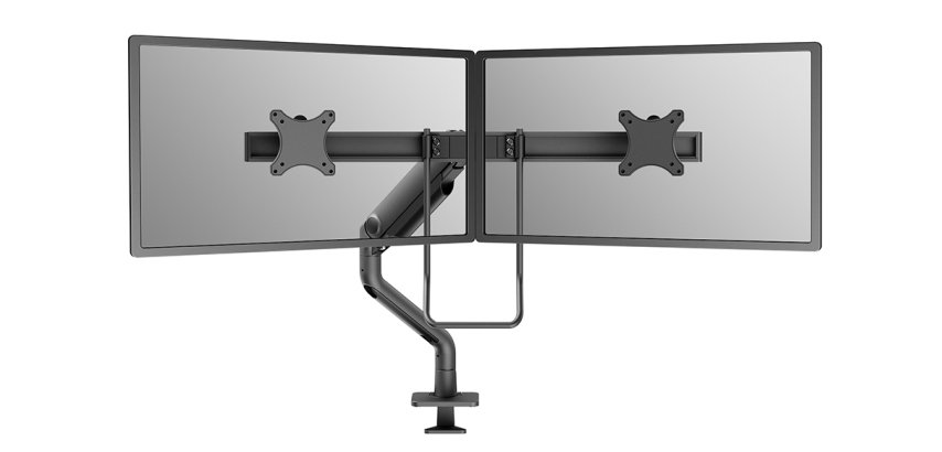 Neomounts DS75S-950BL2 Support d'écran à fixer 17-32" - ressort à gaz - Topfix - arrêt 180°