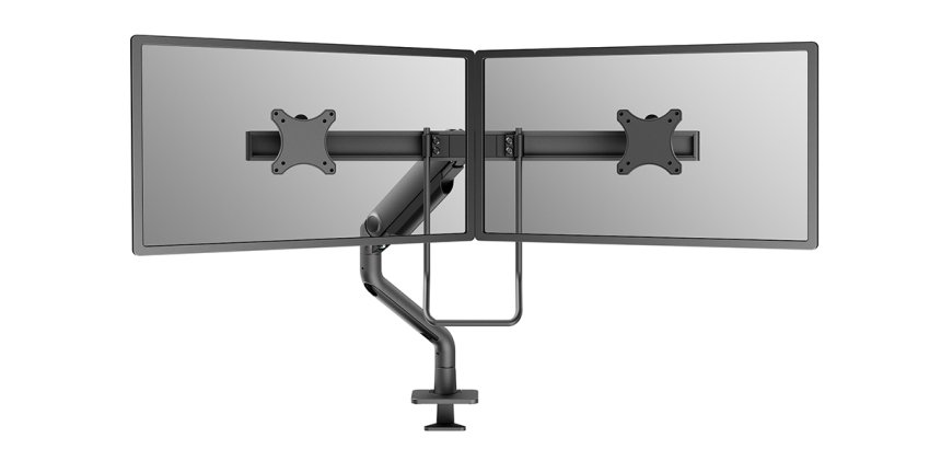 Neomounts DS75S-950BL2 Brazo de monitor 17-32" - resorte de gas - Topfix - Tope-a-180°