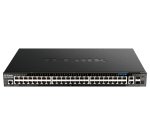 D-Link DGS-1520-52MP switch Gestionado L3 Gigabit Ethernet (10/100/1000) Energía sobre Ethernet (PoE) 1U Negro