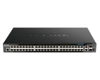 D-Link DGS-1520-52MP Gestionado L3 Gigabit Ethernet (10/100/1000) Energía sobre Ethernet (PoE) 1U Negro