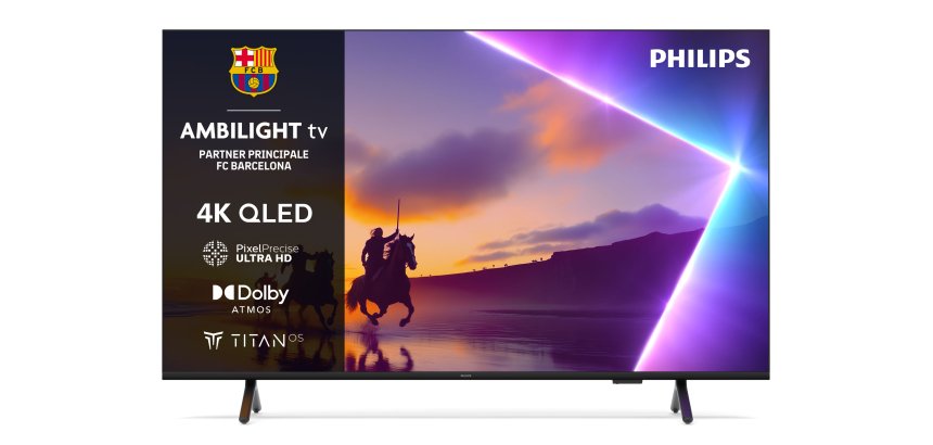 Philips Ambilight TV 50PUS8510 4K UHD QLED 126cm 50" Smart TV Dolby Atmos Titan OS