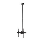 StarTech.com TV Plafondbeugel, Full-Motion Universele Ophangbeugel, Hangende VESA Beugel voor Single 32”-75" TVs / Displays, Kantelen/Zwenken, In hoogte verstelbare telescopische paal