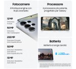 Samsung Galaxy S25 Ultra Smartphone AI, Display 6.9'' QHD+ Dynamic AMOLED 2X, Fotocamera 200MP, RAM 12GB, 256GB, 5.000 mAh, Titanium Whitesilver