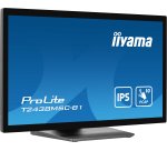 iiyama ProLite T2438MSC-B1 écran plat de PC 60,5 cm (23.8") 1920 x 1080 pixels Full HD LED Écran tactile Noir