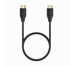 AISENS Cable HDMI V2.0 Premium Alta Velocidad / Hec 4K@60Hz 18Gbps, A/M-A/M, Negro, 0.5m