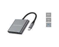 Conceptronic DONN18G 3-in-1 USB 3.2 Gen 1 Docking Station, HDMI, USB 3.0, 100W USB PD