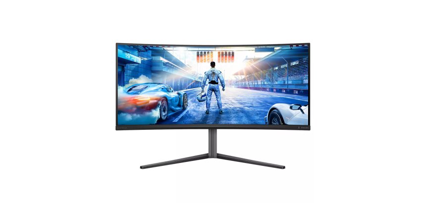 Philips Evnia 6000 34M2C6500/00 écran plat de PC 86,4 cm (34") 3440 x 1440 pixels Wide Quad HD QD-OLED Gris