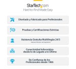 StarTech.com Cable de Red Ethernet CAT8 Blanco de 2m - Snagless - sin Pestillo - 25G/40G - 2000MHz - PoE++ 100W - 26AWG - S/FTP - Alivios de Tensión - Alambre de Cobre Puro - LSZH - Probado con Fluke
