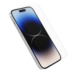 OtterBox Premium Glass Antimicrobial Series pour iPhone 14 Pro, Transparente