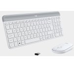 Pack Teclado + Ratón RF inalámbrico Español Blanco Logitech MK470