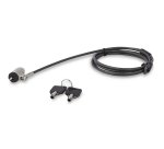 StarTech.com 6.6ft (2m) Laptop Cable Lock with Keys - Keyed Security Cable Lock for Compatible K-Slot Laptops, Desktops, Computers & Other Devices - Anti-Theft Vinyl Coated Steel Cable Lock - TAA
