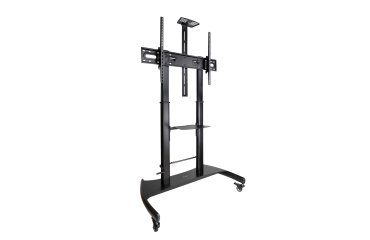 TooQ Ares Soporte de Suelo con Ruedas con Regulación de Altura para Pantallas 60"-100"