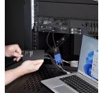 StarTech.com Adaptateur de PC Portable pour Crash Cart, Console KVM USB/VGA/Mini DisplayPort, Transfert de Fichiers et Capture Vidéo, Conforme TAA