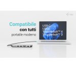i-tec Metal USB-C Nano 3x Display Dock, 2x HDMI 1x USB-C video with Power Delivery 140W + Universal Charger 140 W