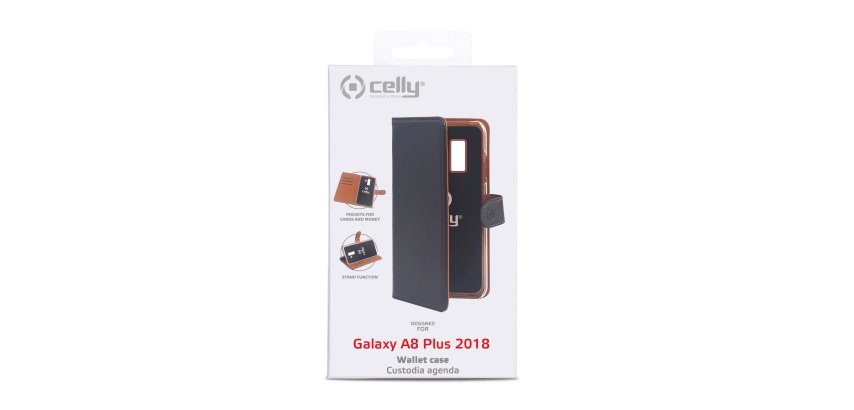Celly Wally mobile phone case 15.2 cm (6") Folio Black