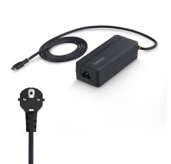 StarTech.com 140W USB-C Laptop Oplader met 1,2m Ingebouwde USB-C kabel, GaN Power Adapter voor MacBook M3/M4/M5 Pro/Max en Dell Pro/Plus/Premium
