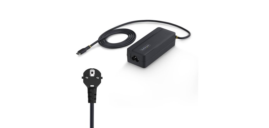 StarTech.com 140W USB-C Laptop Oplader met 1,2m Ingebouwde USB-C kabel, GaN Power Adapter voor MacBook M3/M4/M5 Pro/Max en Dell Pro/Plus/Premium