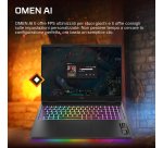 HyperX OMEN MAX 16 16-ak1003nlx Copilot+ PC AMD Ryzen AI 9 475 Computer portatile 40,6 cm (16") 2.5K 32 GB DDR5-SDRAM 1 TB SSD NVIDIA GeForce RTX 5070 Ti Wi-Fi 7 (802.11be) Windows 11 Home Nero