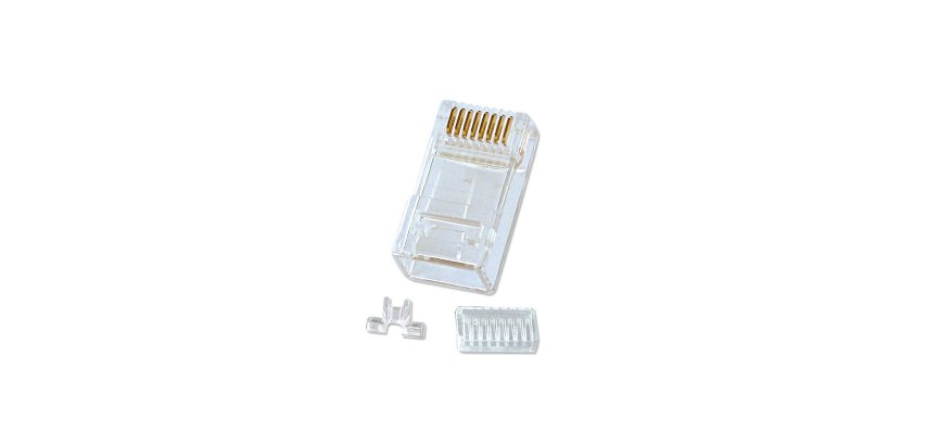 Lindy 62430 conector RJ-45 8-pin cat.6 Transparente
