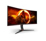AOC G2 CU34G2XP écran plat de PC 86,4 cm (34") 3440 x 1440 pixels UltraWide Quad HD LED Noir, Rouge