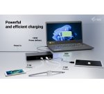 i-tec Universal Intelligent Dual Display Docking Station + Power Delivery 100W