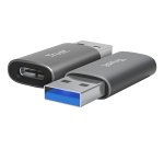 Trust Calyx USB Type-C USB Type-A Gris